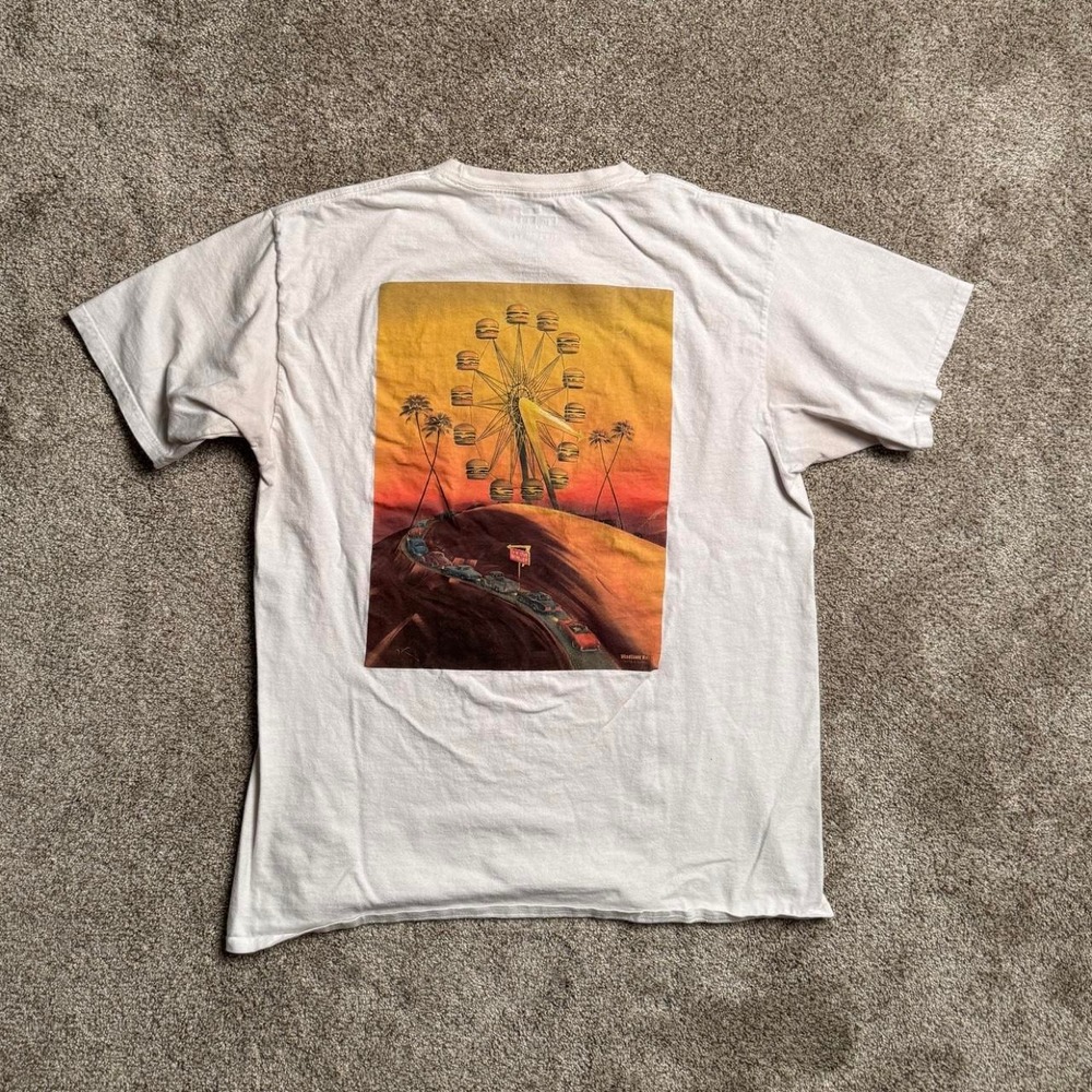 WHITE IN-N-OUT ANNIVERSARY TEE